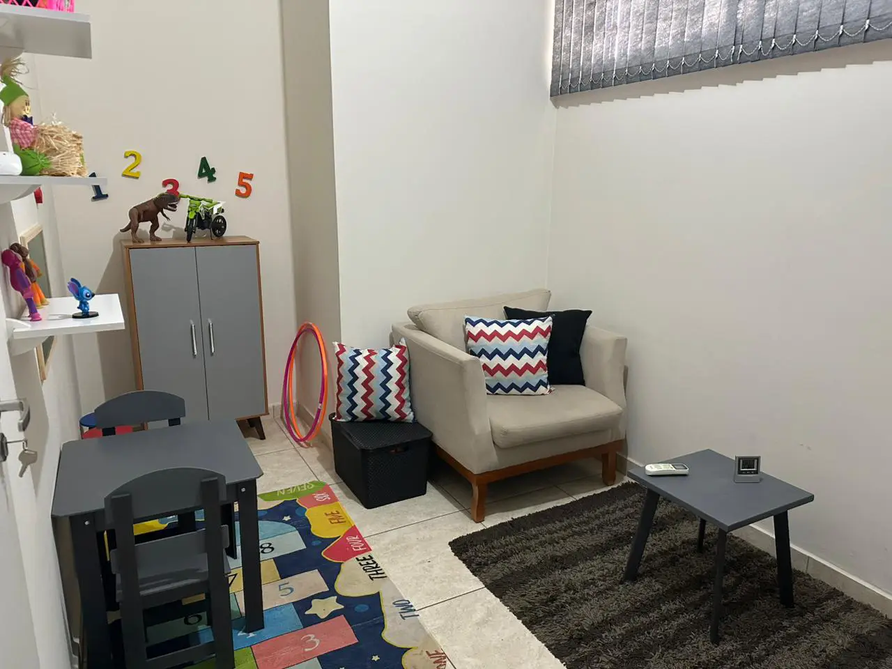 Espaço de recreação e arte para atendimento infantil em Campinas, com ambiente lúdico e terapêutico na NUAMCE﻿